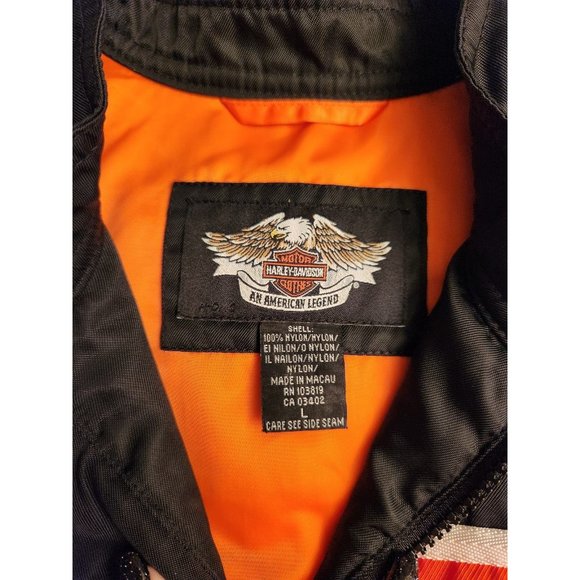 Harley Davidson Womens Motorcycle Jacket Large - Picture 5 of 6